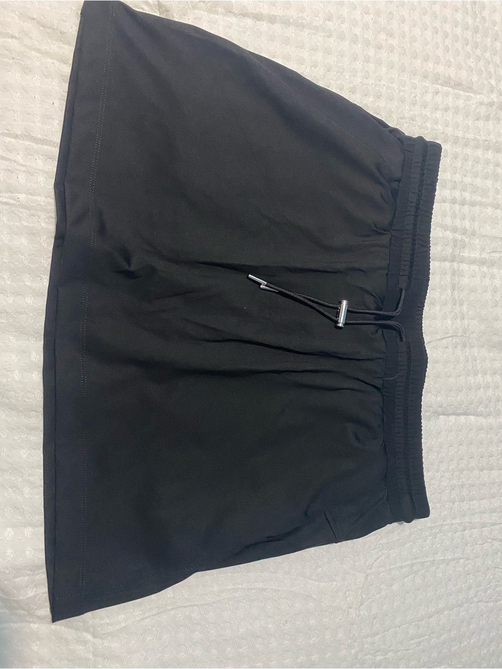Memeber mark Casual Black Drawstring Skort